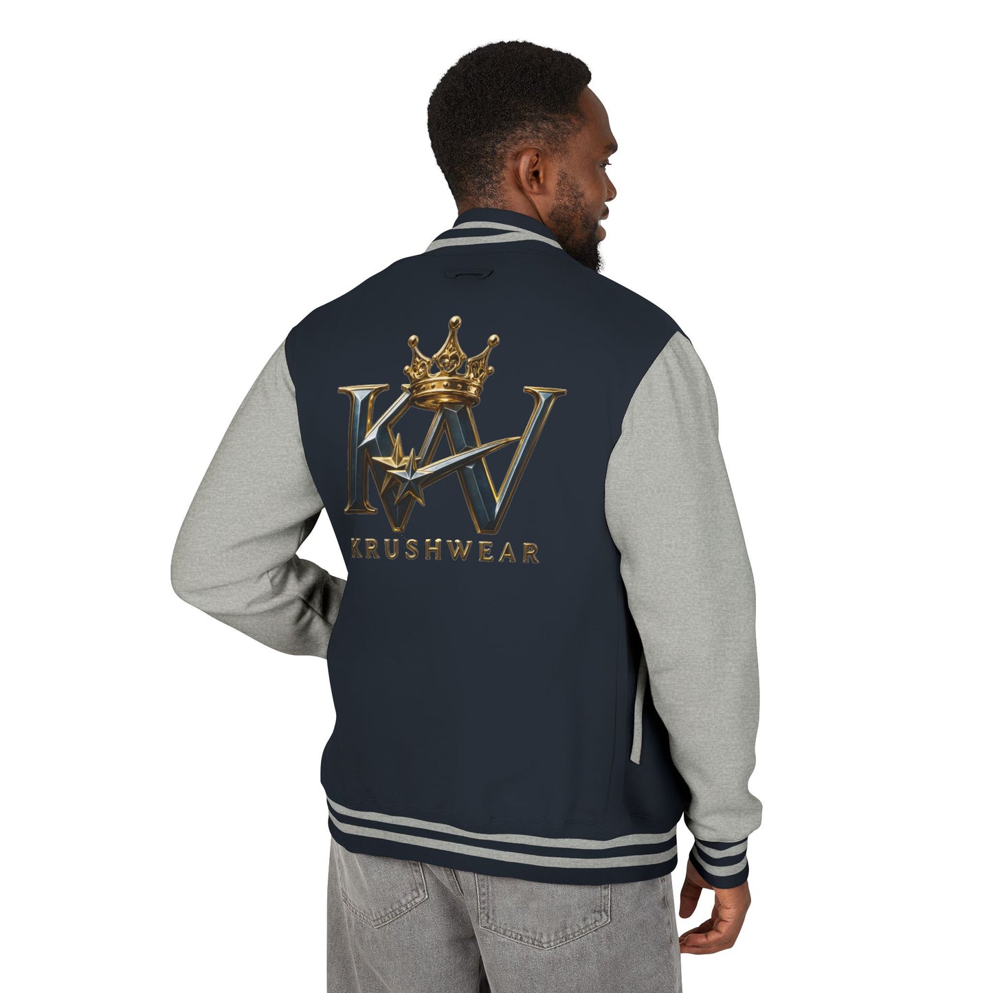 Krushwear Crown Letterman Jacket