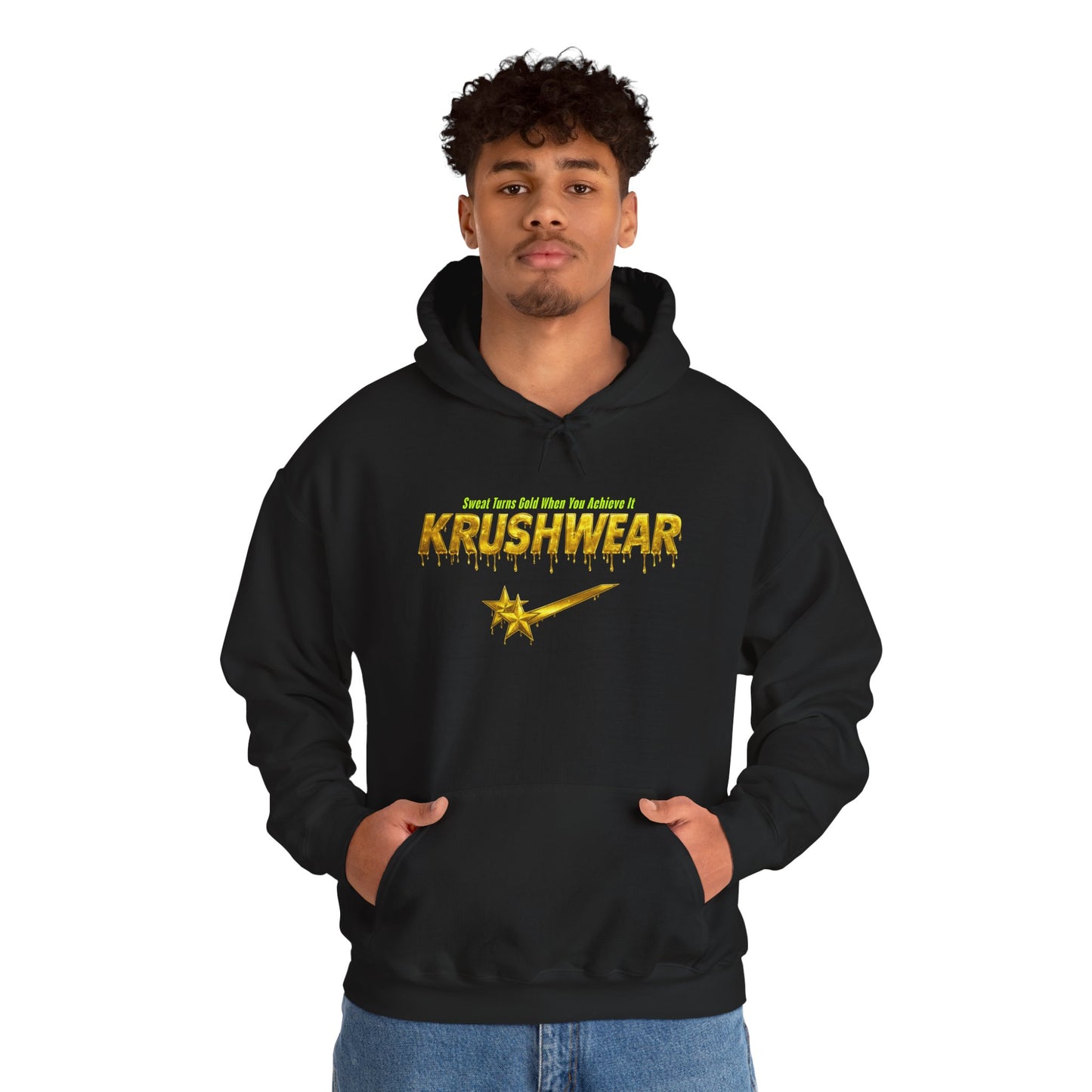 Krushwear Gold Sweat Hoodie
