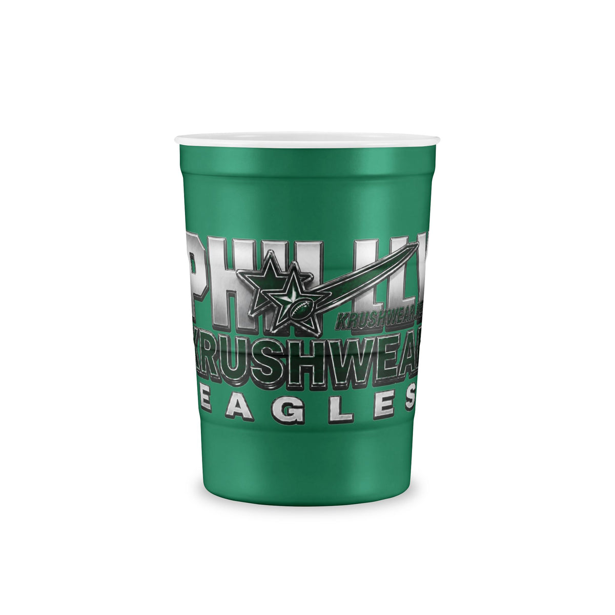 Krushwear Philly Football Recyclable Steel Cup