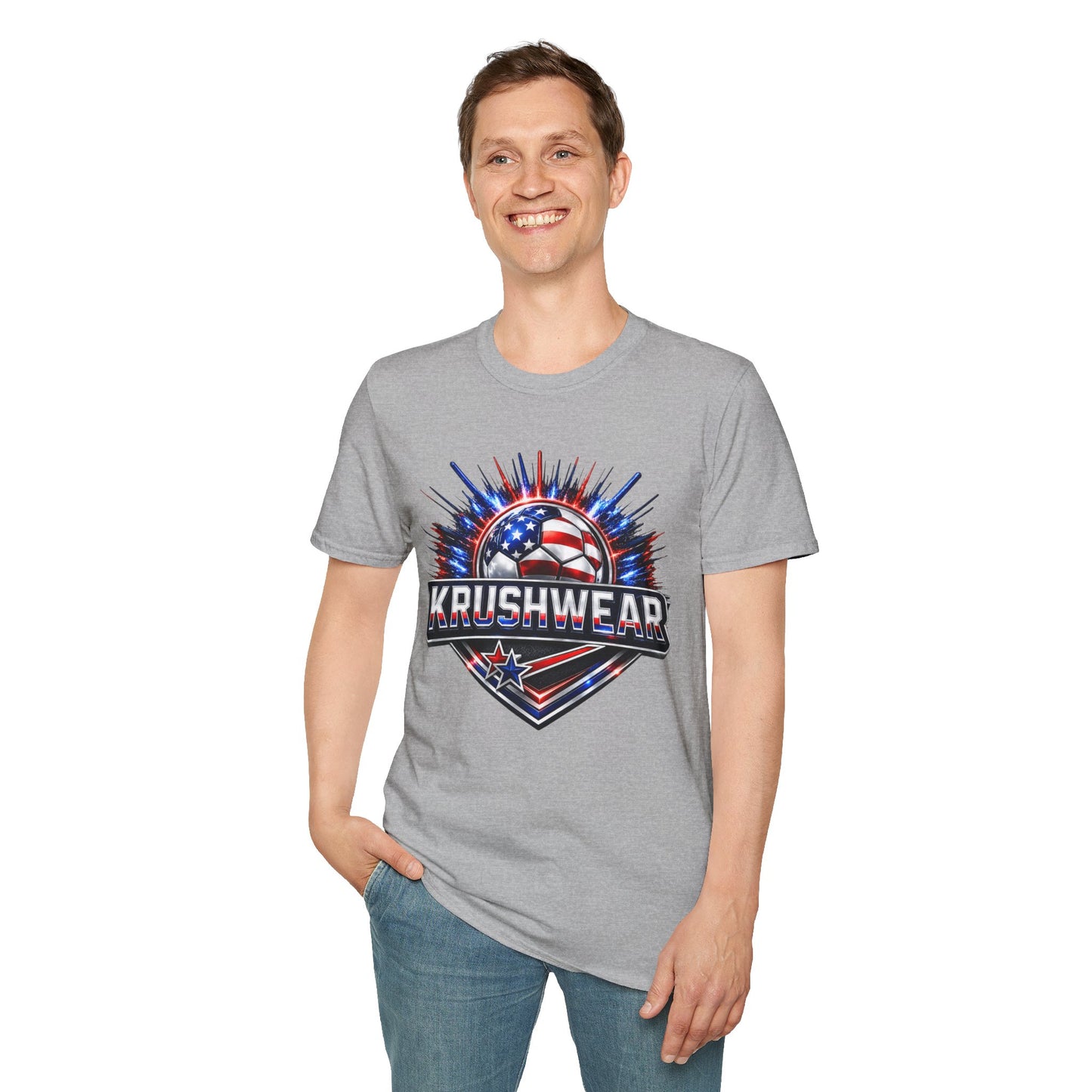 Krushwear American Flag Soccer Tee