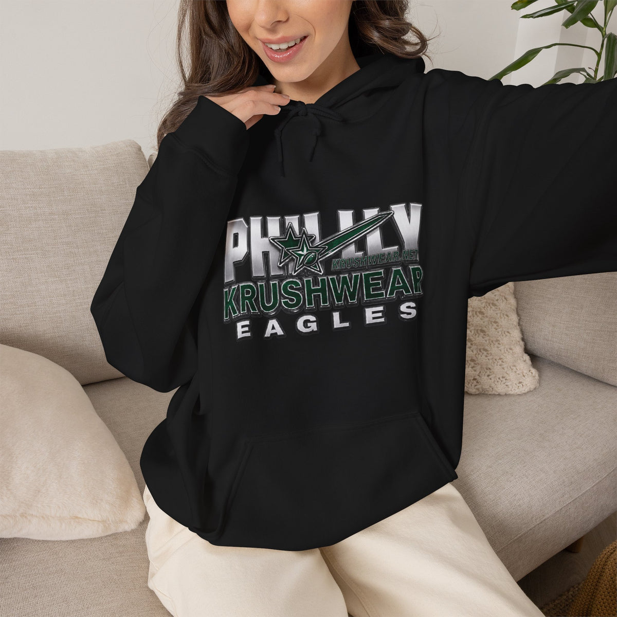 Krushwear Philly Football Hoodie