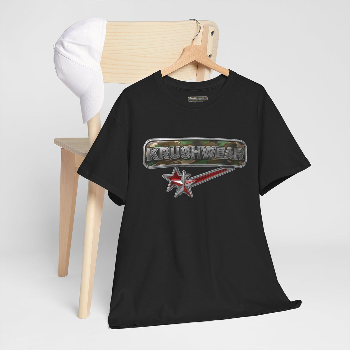Krushwear Retro Camo Metal Tee