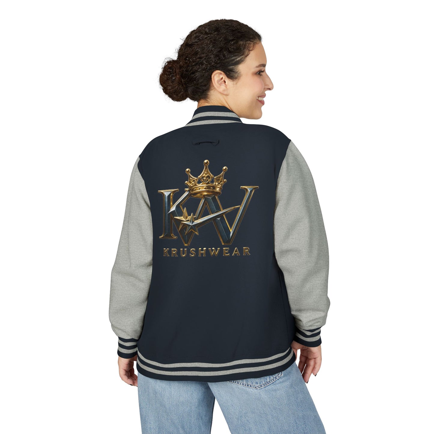 Krushwear Crown Letterman Jacket