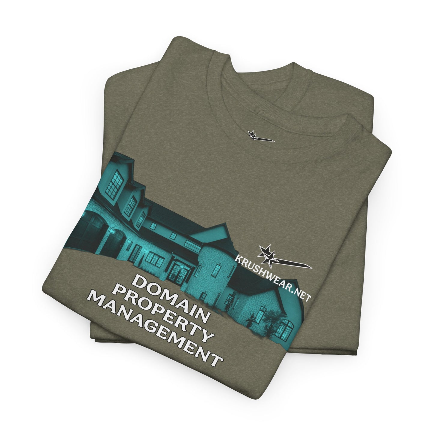Domain Property Management Unisex Heavy Cotton Tee, Comfortable Casual Shirt, Real Estate Apparel, Gift for Realtors, Rental Property Tee